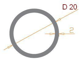 Труба кругла 20х2, фото 1