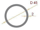 Труба кругла 45х2, фото 3