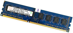 Оперативна пам'ять Hynix DDR3 4Gb 1333MHz PC3-10600 2R8 CL9 (HMT351U6BFR8C-H9 N0 AA) Б/В