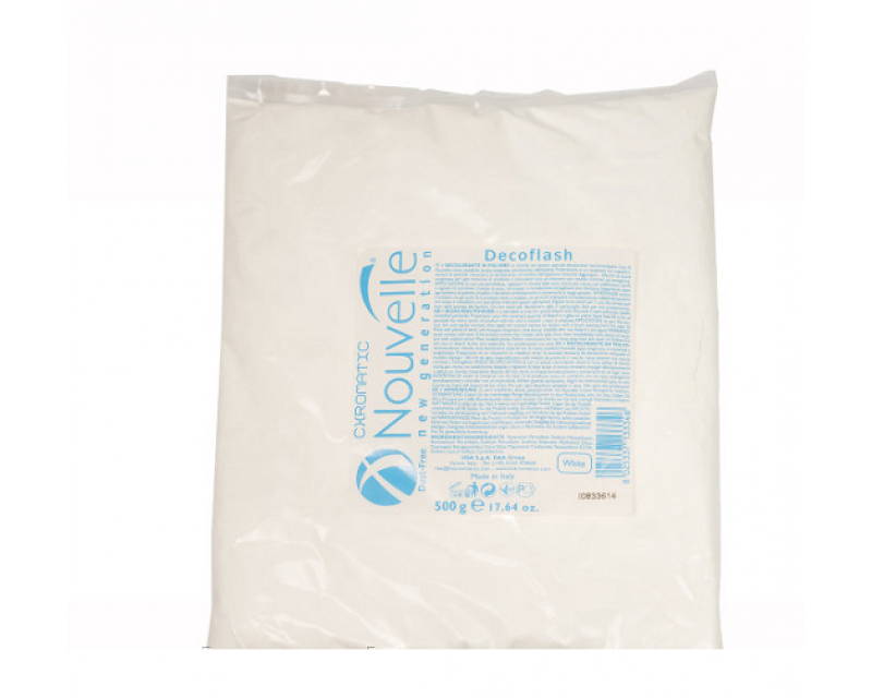 Освітлюючий порошок для волосся білий Nouvelle Decoflash Refil White 500 гр.