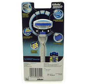 Гоління для гоління Gillette Mach 3 Turbo (GM3T), фото 3