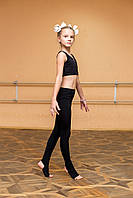 Лосіни дитячі з пяточкою, для заняттям танцями, гімнастикою, акробатикою рост 104.110-56 размер