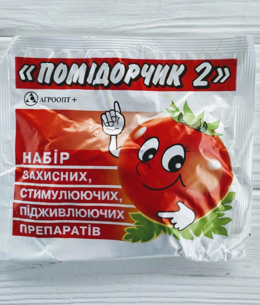 Фунгіцид системно-контактний, добриво "Помідорчик - 2 "40г на 5л води