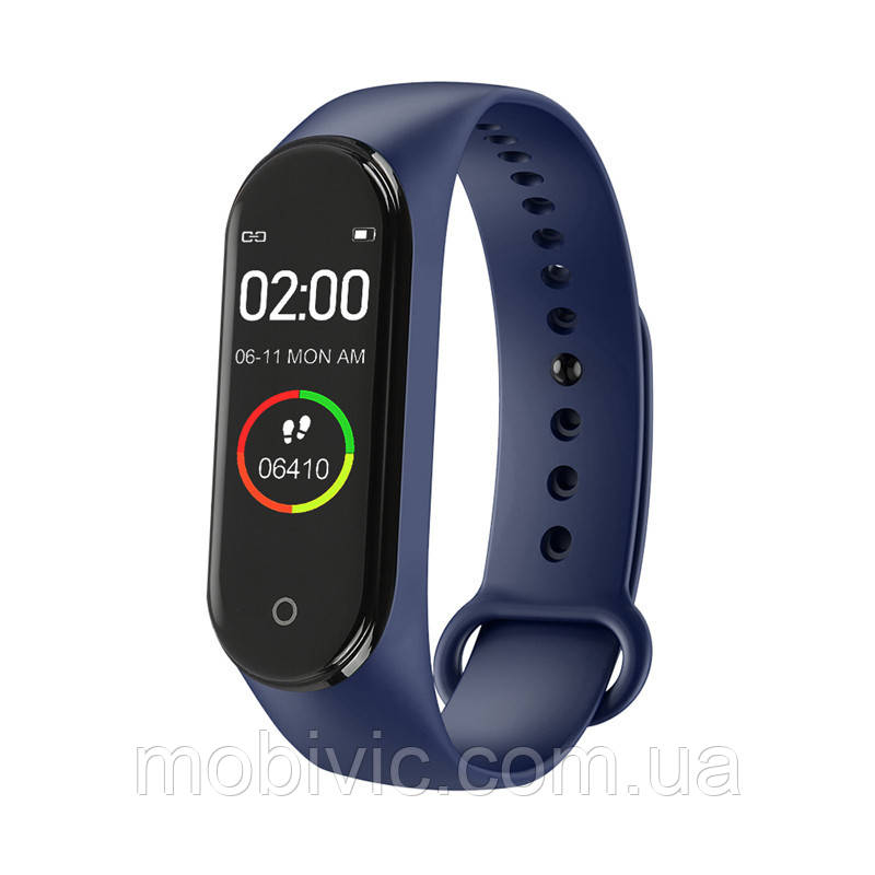 Фітнес-браслет Smart Bracelet M4 (blue) — Захист IP67