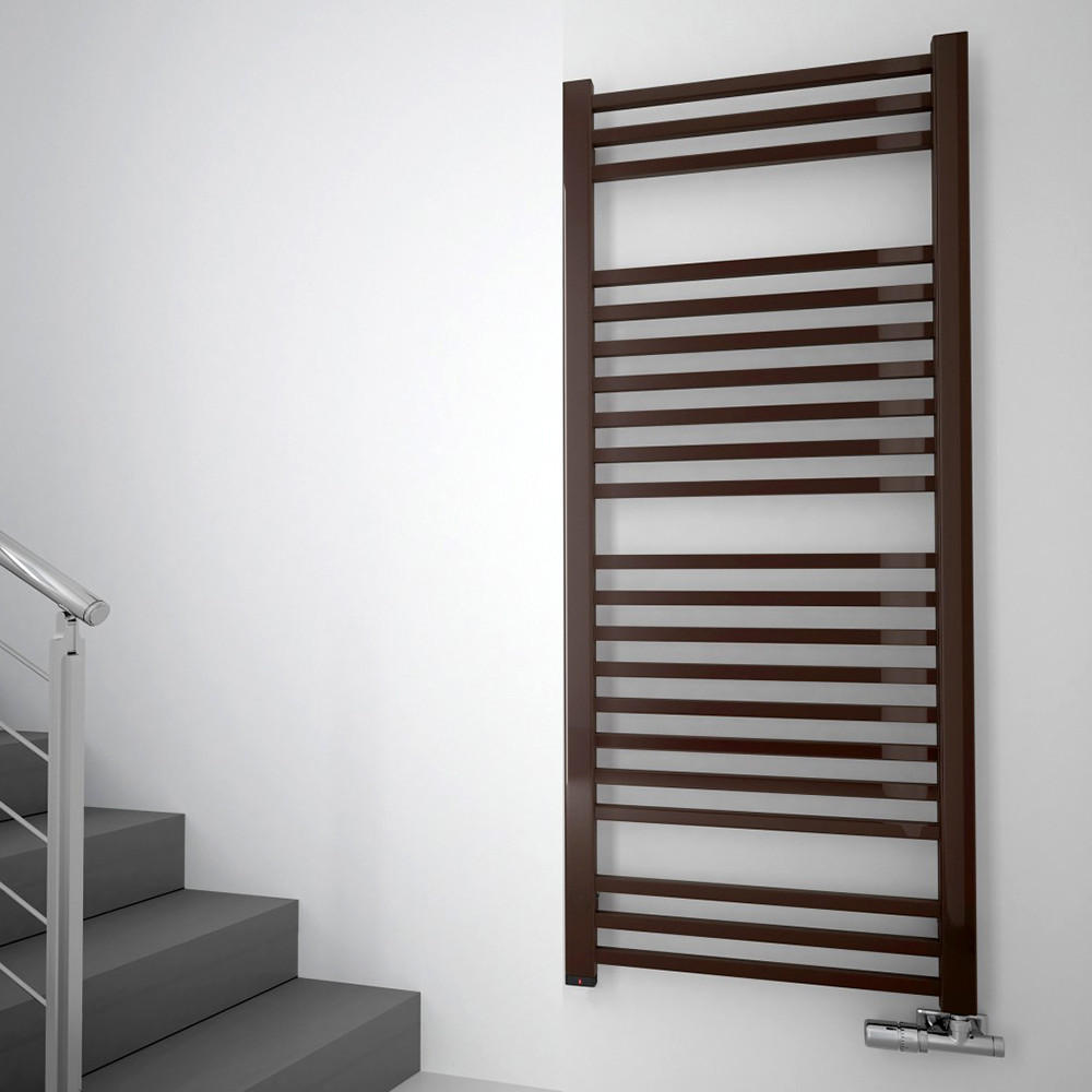 TERMA Полотенцесушитель BONE 1260*500 мм,Black mat