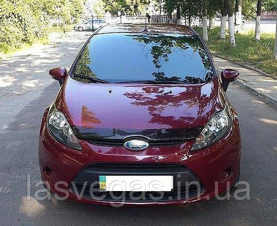 Мухобійка, дефлектор капота Ford Fiesta 2008- (Sim), фото 1