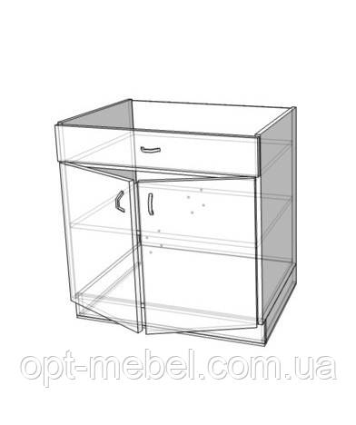 Кухня Оптима низ 60 / 80 ящик-двері ( Н 75-600/800)