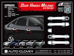 Хром-накладки на ручки Hyundai Elantra HD 2006-2011