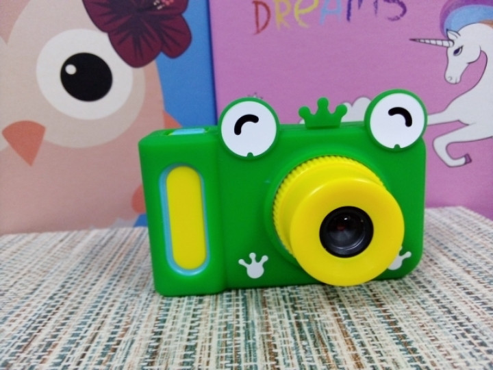 Детский фотоаппарат цифровая розово желтая digital camera Amazing - фото 9 - id-p1044787803