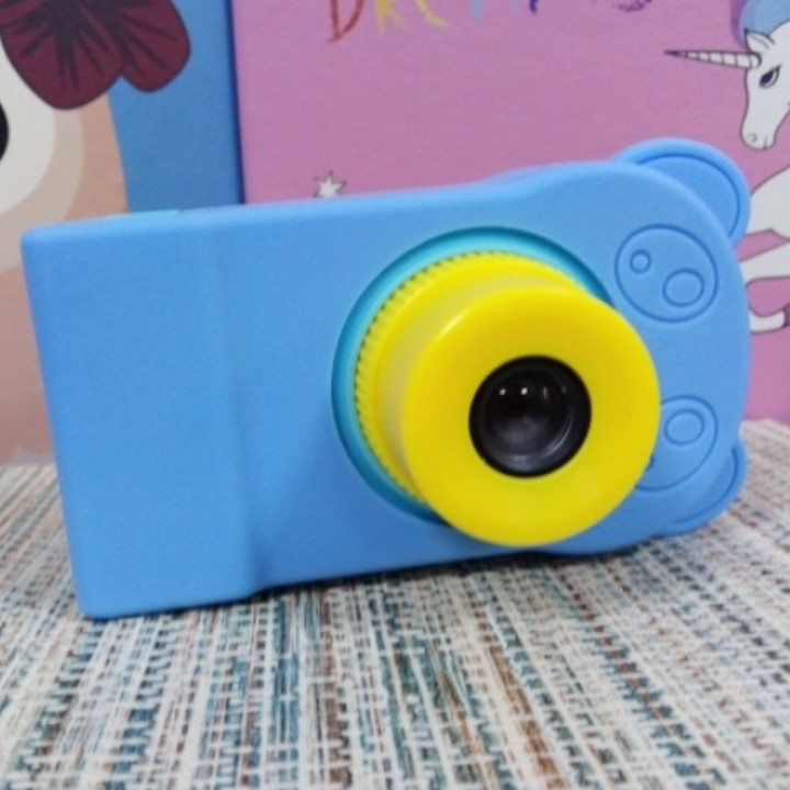 Фотоаппарат для детей цифровая голубо желтая digital camera Amazing - фото 6 - id-p1044787808