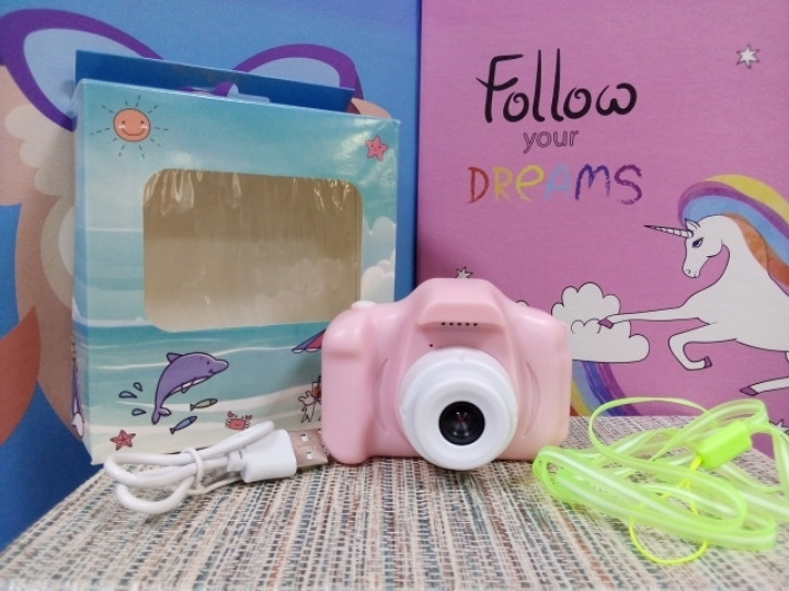 Цифровой детский фотоаппарат с функцией видео розовый Amazing - фото 3 - id-p1044787812