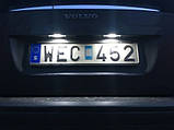 Діодна підсвітка номера Volvo S80 XC90 S40 V60 XC60 S60 C70 V50 XC70 V70, фото 4