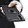 Чохол TPU Ring для Xiaomi Mi A3 бампер оригінальний Black з кільцем, фото 2