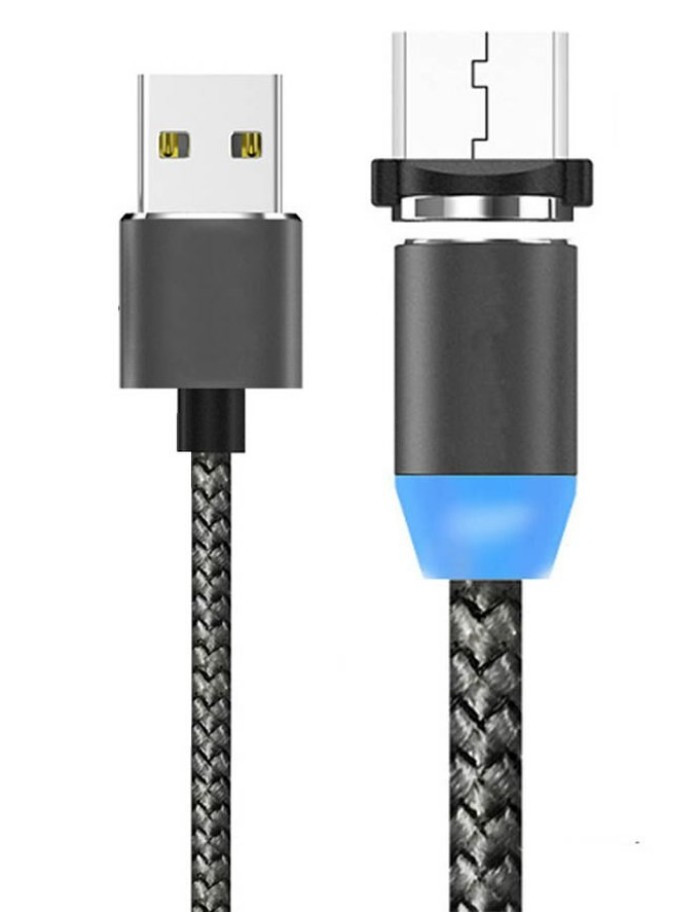USB-micro USB 1м з магнітною головкою