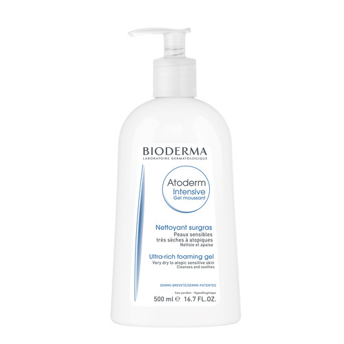 ОЧИЩАЮЩИЙ ГЕЛЬ ДЛЯ АТОПИЧЕСКОЙ КОЖИ БИОДЕРМА BIODERMA ATODERM INTENSIVE GEL MOUSSANT 500МЛ