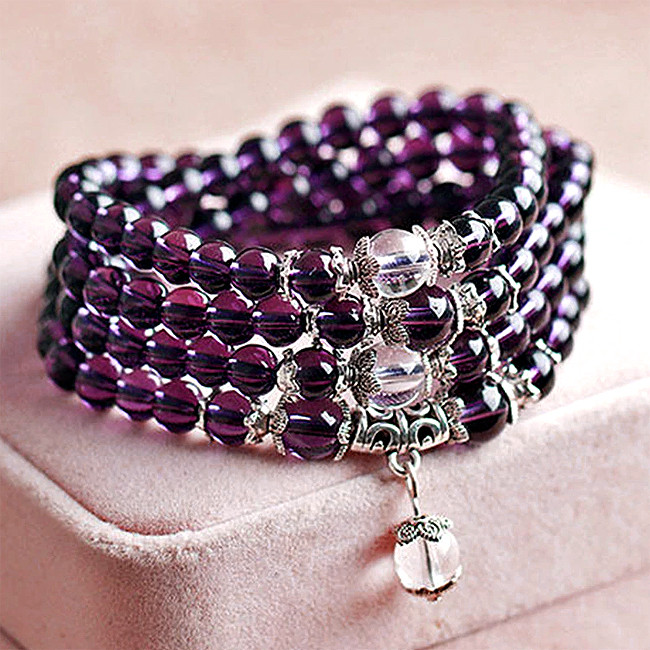 Чотки-браслет з аметисту, фото 1