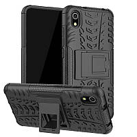 Чехол Armor для Xiaomi Redmi 7A бронированный бампер Black