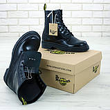 Черевики жіночі осінні шкіряні Dr. Martens Black Mono "Чорні" розмір 36-39, фото 2