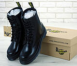 Черевики жіночі осінні шкіряні Dr. Martens Black Mono "Чорні" розмір 36-39, фото 5