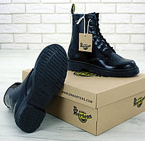 Черевики жіночі осінні шкіряні Dr. Martens Black Mono "Чорні" розмір 36-39