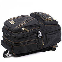 Джинсовий підлітковий рюкзак Gold Be 28 x 42 x 15 см Чорний (b255/1), фото 5