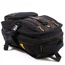 Джинсовий підлітковий рюкзак Gold Be 24 x 35 x 15 см Чорний (b796/1), фото 4