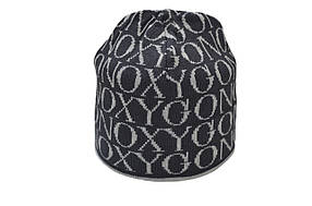 Шапка Caps Zone Oxygon 55-59 см Чорна-світлий хакі (40912-3)