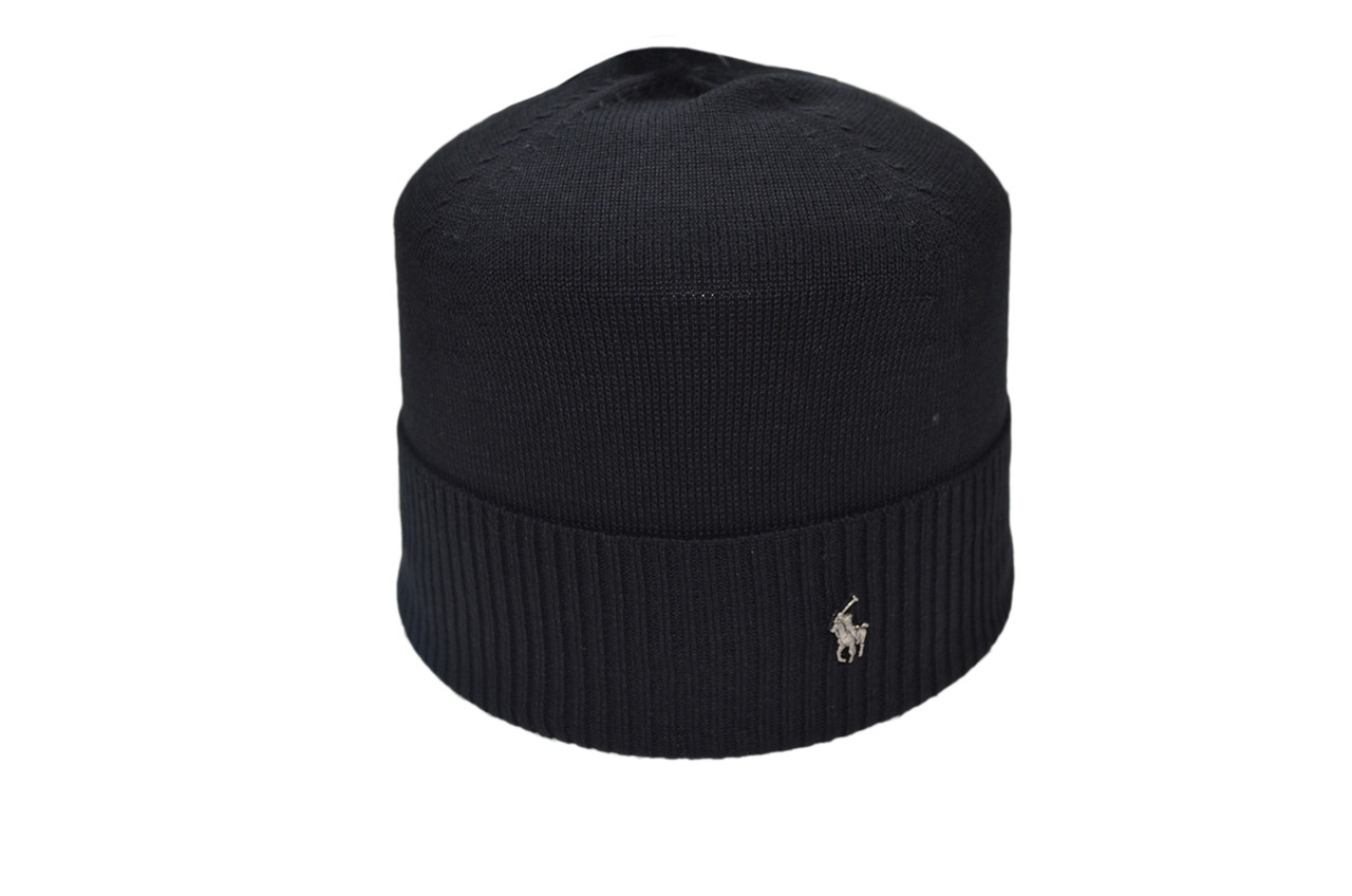 Шапка Caps Zone Polo 55-59 см Чорний (40917-18)