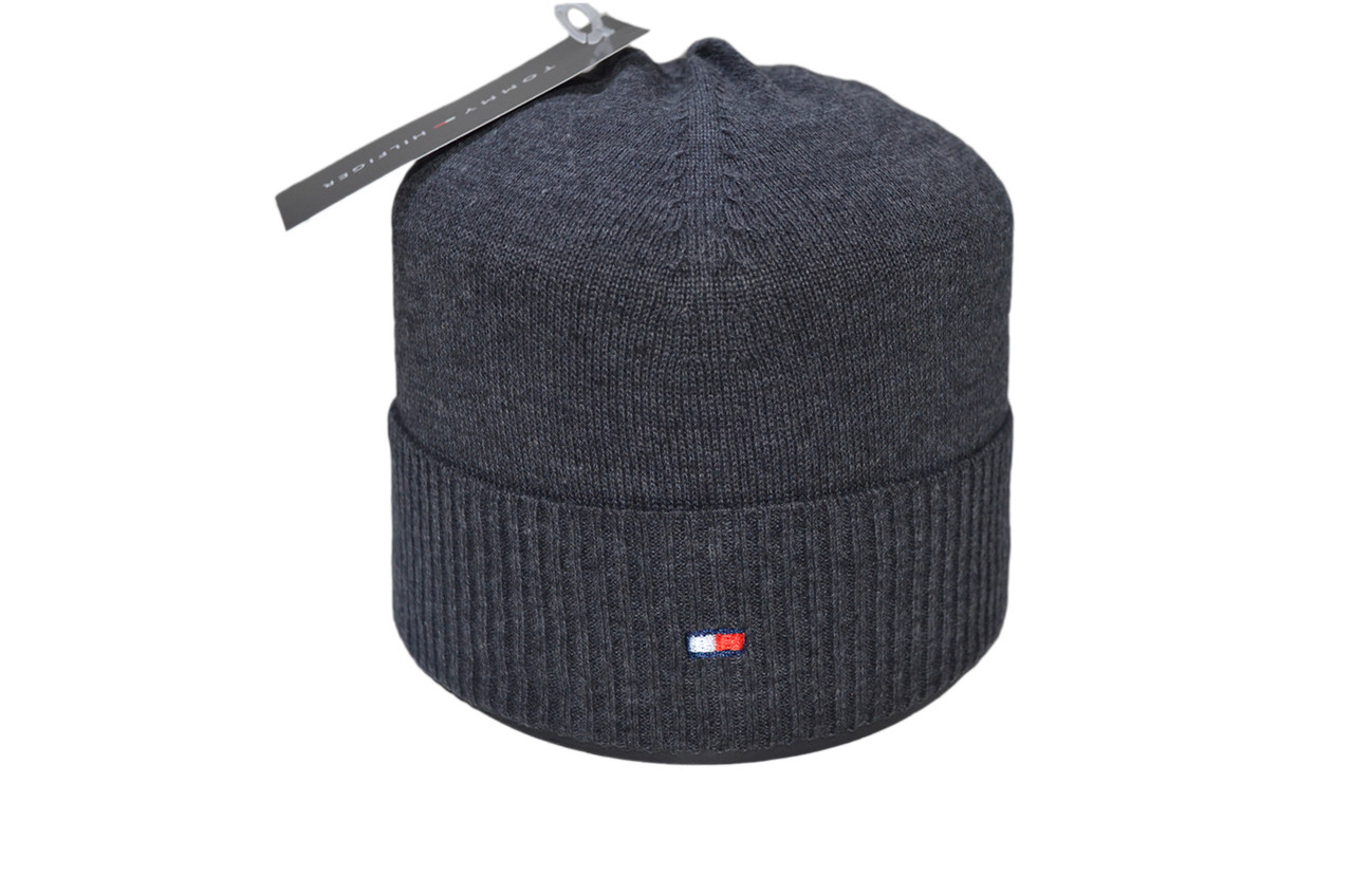 Шапка Caps Zone 55-59 см Темно-сірий меланж (40917-21)