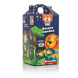 Игра с фишками Vladi Toys Весела сімейка (Укр) (VT8033-05)