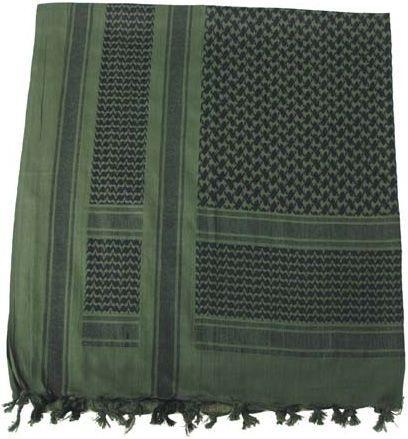 Арафатка куфія шемаг 115 110 см зелено-чорна MFH, фото 1