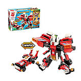 Конструктор Qman 3102 "Робот Трансформер" 6 в 1 850 деталей, фото 4