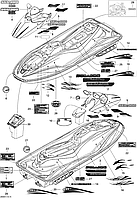 Наклейка Sea-Doo BRP R.h decal