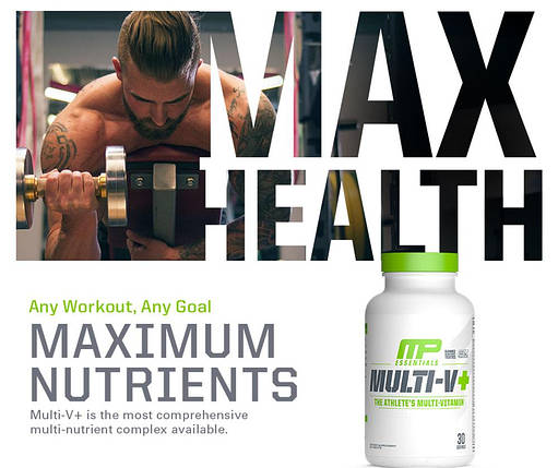 (уцінка термін по 11.24) Мультивітамінний комплекс MusclePharm Multi-V+ 30 порц., фото 3