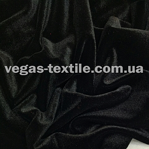 Оксамит стрейч Чорний