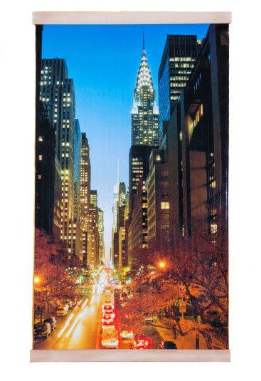 Обігрівач-картина інфрачервоний настінний ТРІО 400W 100 х 57 см, нічний Манхеттен