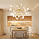 ЛЮСТРА LED PETALS 22887/36 (36 лампочок) золото,бронза, фото 3