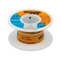 Припій дротовий (Sn63Pb37+Flux1-3%) HX-T100 0.5 мм 55 г на котушці MECHANIC