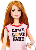 Ігровий набір Barbie You can be Chicken Farmer лялька Барбі Куряча ферма FXP15, фото 5