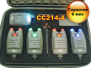 Carp Cruiser CC214-4 бездротові сигналізатори клювання з функцією антизлодій