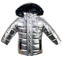 Куртка детская демисезонная для мальчика Фиксики серебро+синяя весна\осень 80,86,92см
