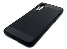 Чохол накладка на задню панель Hoco Carbon TPU для Xiaomi Mi9 чорний, фото 4