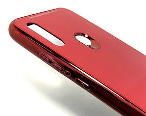 Чохол для Xiaomi Redmi 7 накладка на бампер протиударний glass Case червоний