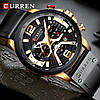 Чоловічий годинник Curren (black-gold), фото 3