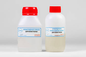 Смола ювелірна епоксидна для 3Д біжутерії прозора ТМ Просто та легко, 300 г Оригінал hotdeal