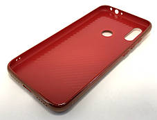 Чохол для Xiaomi Redmi 7 накладка на бампер протиударний glass Case рожевий, фото 2