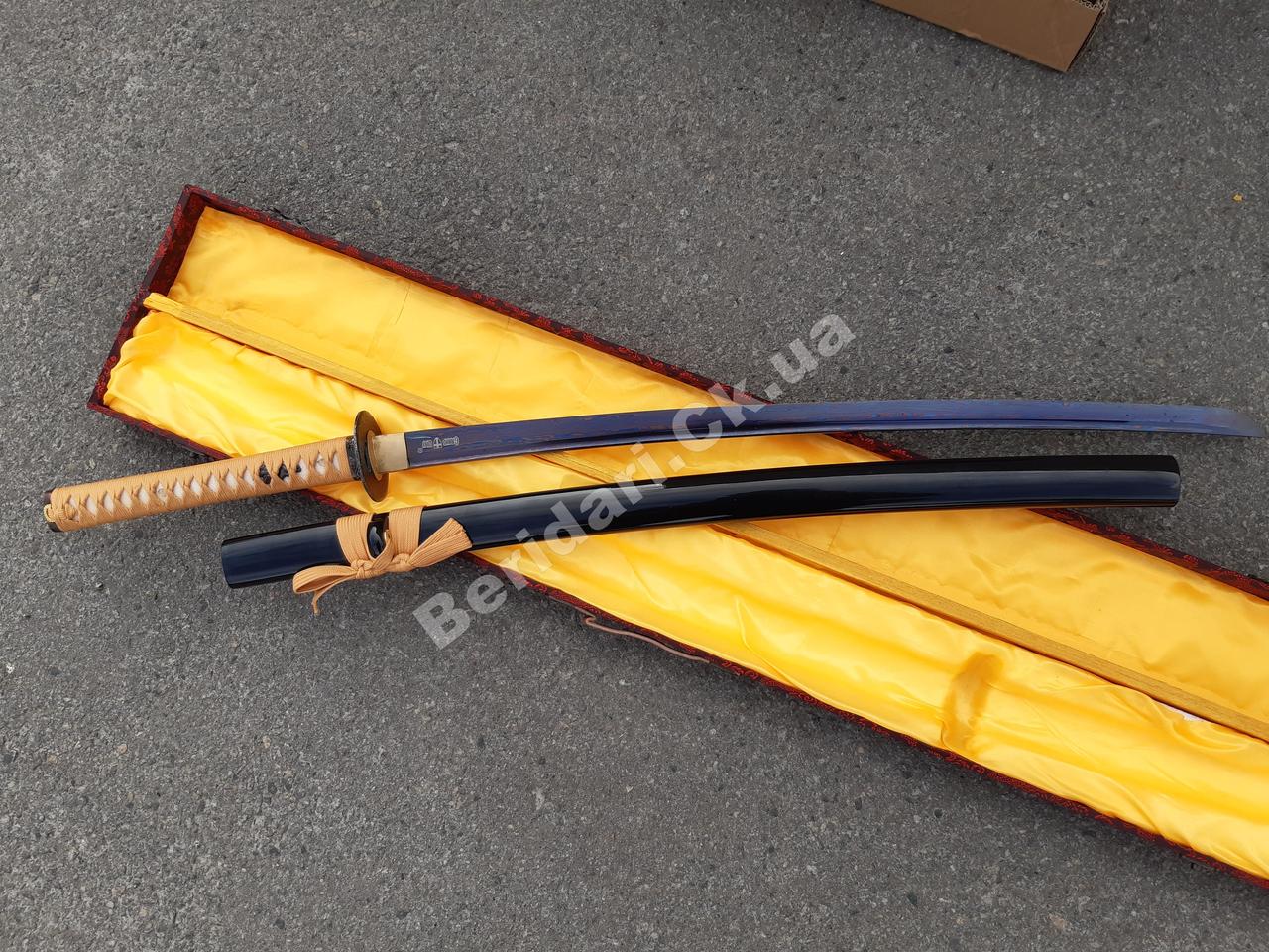 Самурайський меч катана damask в оригінальній подарунковій коробці