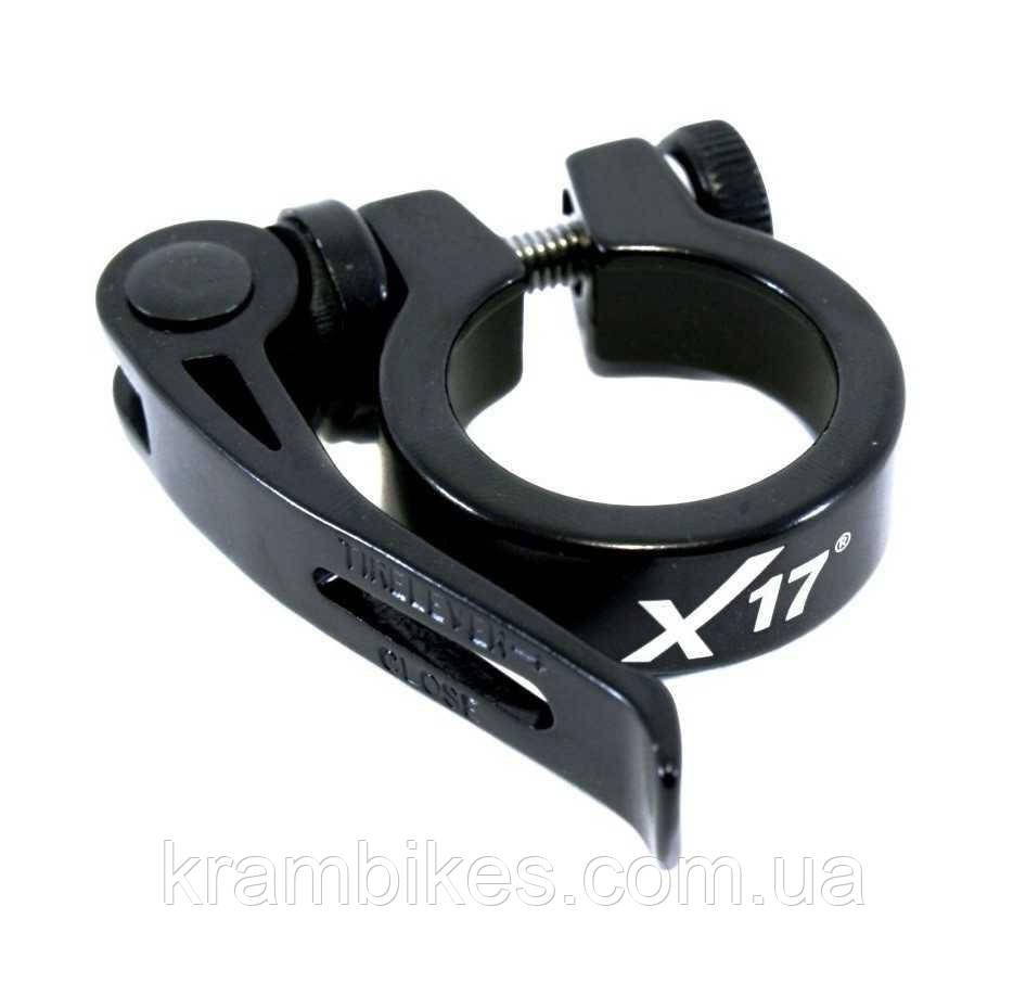 Хомут підсідельний 28,6 mm X17 з экцентриком