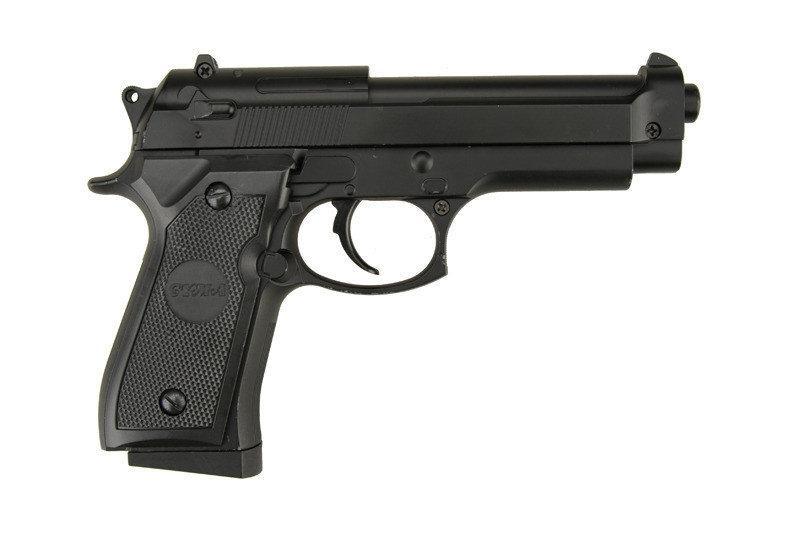 Дитячий спринговый пістолет (Beretta M92) ZM18, метал, на пульках, іграшкова зброя