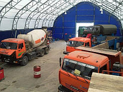 Тентовий Ангар для зберігання сільськогосподарської техніки